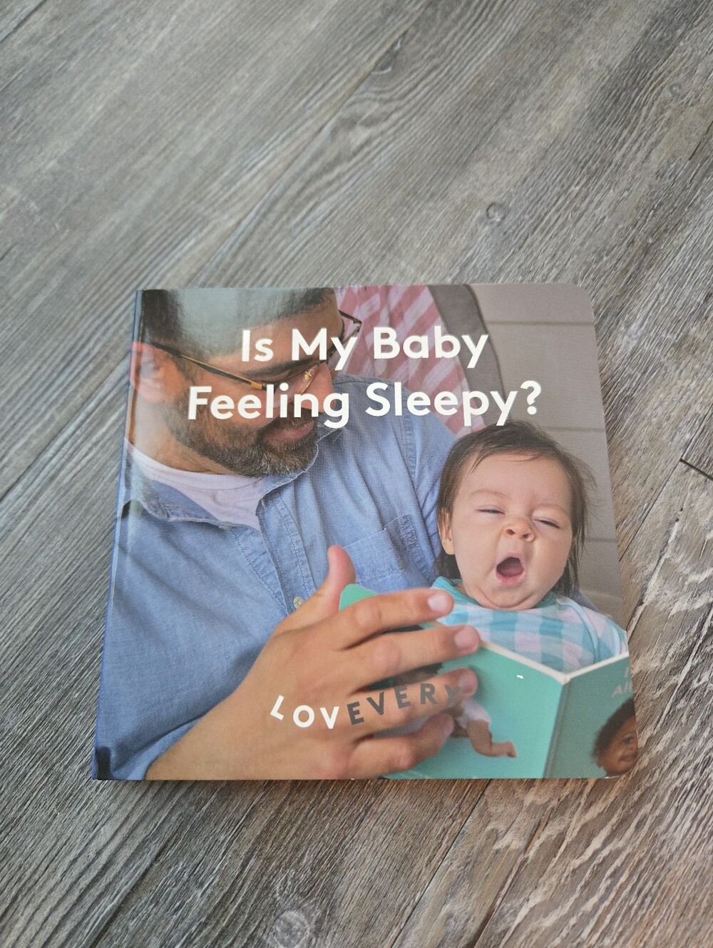 Is My Baby Feeling Sleepy? Board Book by Lovevery - Teal & White Cover